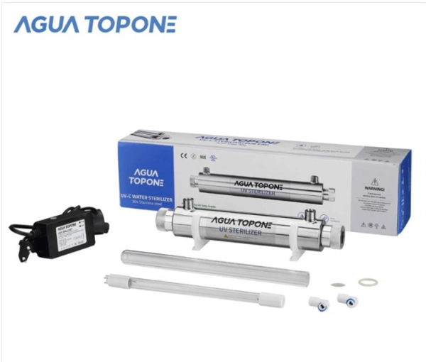 Agua Topone Replacement UV Sleeve QT5-940 for AT UV Lamp UVT5-455 or UVT5-435